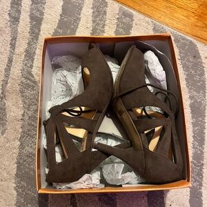 Unisa Dark gray Women's Heels in box